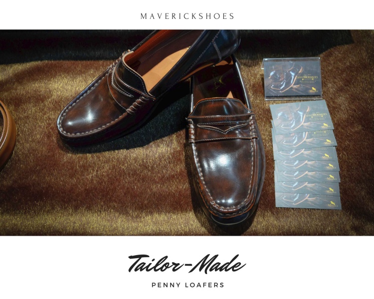 TAILOR-MADE-Brown-Penny-Loafers