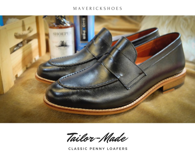 TAILOR-MADE-Classic-Penny-Loafers