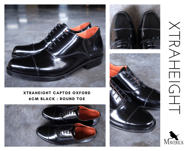 Captoe Oxford เสริมส้น สูง 6cm